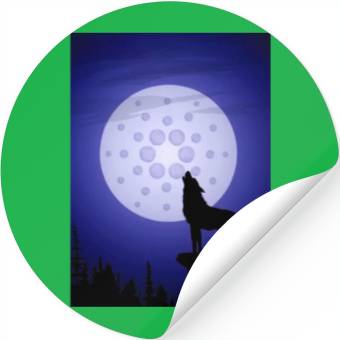 Discover ada cryptocurrency-Crypto Wolf Stickers