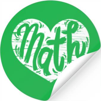Discover Math Heart Math Teacher He Stickers