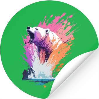 Discover Polar Bear Artic Blaze Stickers