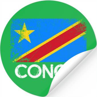 Discover Congolese Flag Made In Congo Stickers