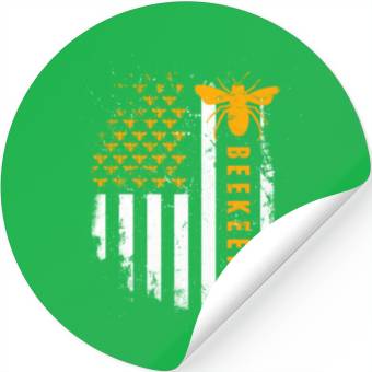 Discover Honey Bee Beekeeping Hive Beekeeper Stickers