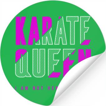 Discover Karate queen Stickers