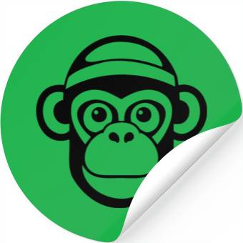 Discover Ape Face Apes Apelike Jungle Primate Stickers