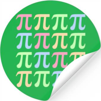 Discover Rainbow Pi Day For Math Or Teachers Stickers