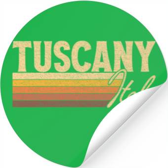 Discover Tuscany Italy Stickers