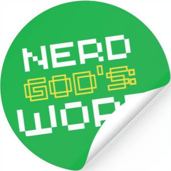 Discover Nerd God's Word Stickers