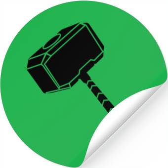 Discover Thor hammer Stickers