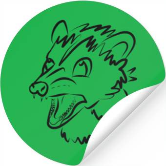 Discover angry opossum Stickers