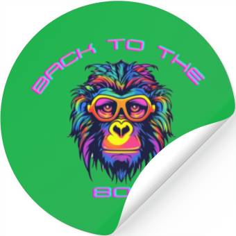 Discover Back to the 80s Stickers