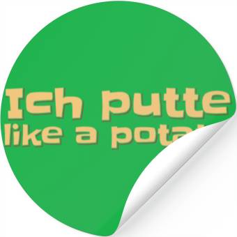 Discover Potato Putt Golf Stickers