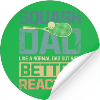 Discover Cool squash dad better reaction Stickers