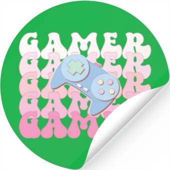 Discover Gamer, Happy Game Day Stickers
