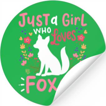 Discover Foxes Fox Lover Stickers