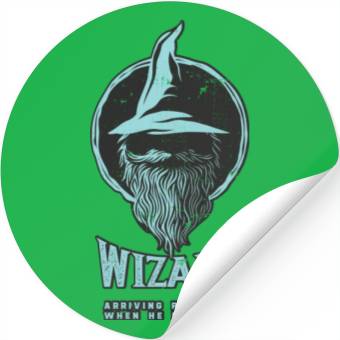 Discover A Wizard Never Late Stickers