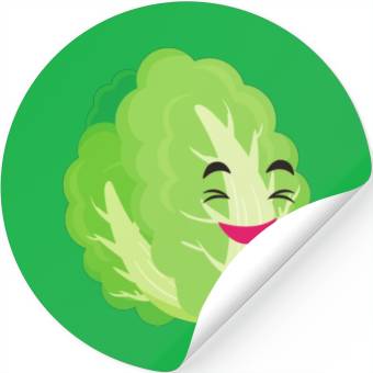 Discover lettuce green Stickers