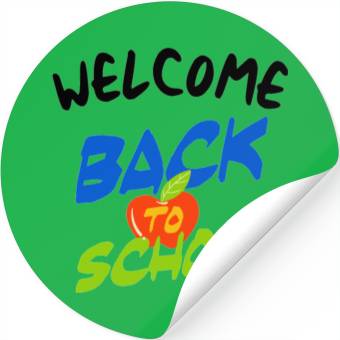 Discover Welcome Back To School Stickers