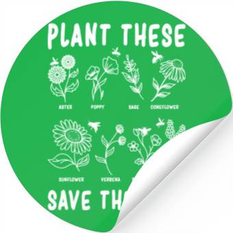 Discover Plant These Save The Bees Plants Bees Stickers