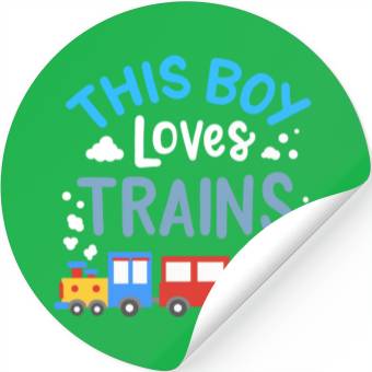 Discover Trains Train Lover Stickers