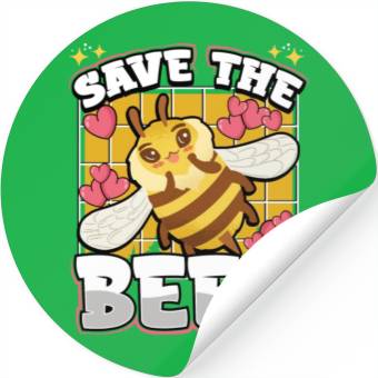 Discover Save The Bees Cute Bumblebee Stickers