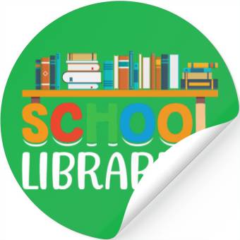 Discover school librarian Stickers
