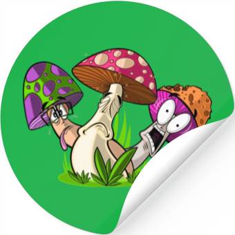 Discover Mushroom Friends Stickers