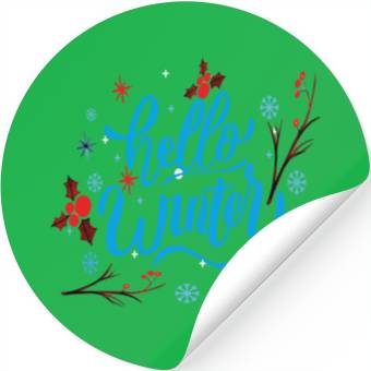 Discover Hello Winter Stickers