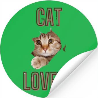 Discover CAT LOVERS Stickers