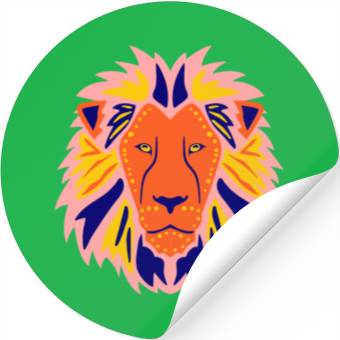 Discover lion head, cool , stylish. Stickers
