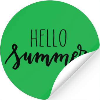 Discover Hello Summer Stickers