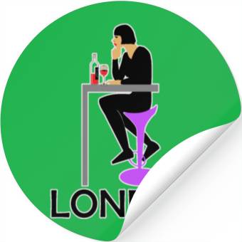 Discover LONELY GIRL ALONE Stickers