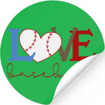 Discover Baseball Lover 80s Stickers
