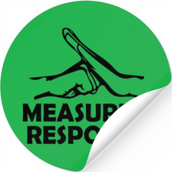 Discover Measured Response dark green Stickers