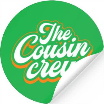 Discover The Cousin Crew Stickers