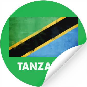 Discover Tanzania Flag Tanzanian Stickers