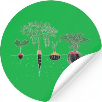 Discover Vegetable Stickers