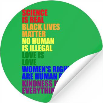 Discover Science Is Real Stickers
