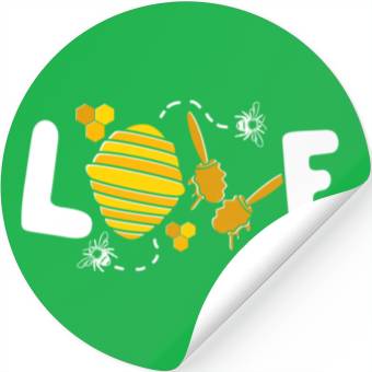Discover Save The Bees Bumblebee Love Bees Stickers