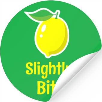 Discover Slightly Bitter Lemon Fruit Stickers