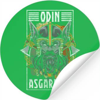 Discover Odin Valhalla Symbol Stickers