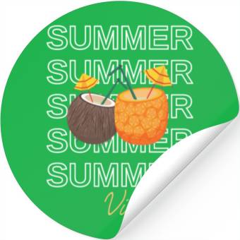 Discover Summer adventures Stickers