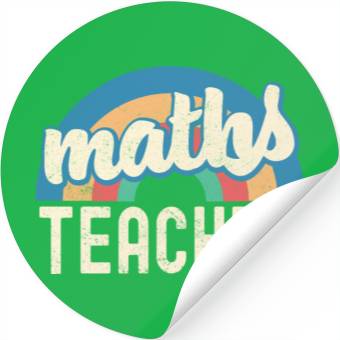 Discover Math Teacher Perfect Gift For Back To School Stickers