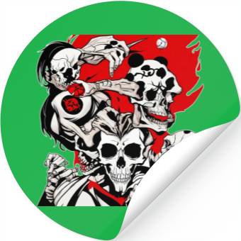 Discover skeleton Stickers aesthetic
