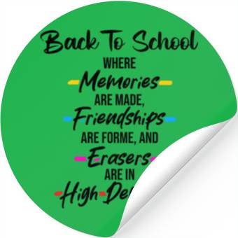 Discover Back to School Design Stickers