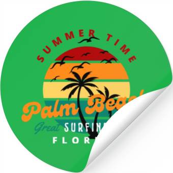 Discover Palm Beach Florida Stickers
