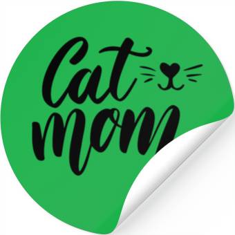 Discover Cat Mom Stickers