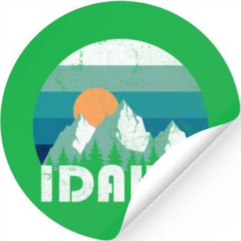 Discover Idaho State Stickers