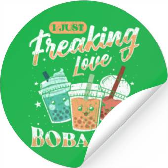 Discover Bubble Tea Boba Stickers Kawaii