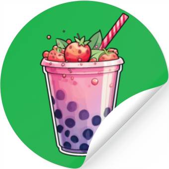 Discover Boba Tea Design - Bubble Tea Stickers