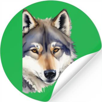 Discover Wolf Stickers