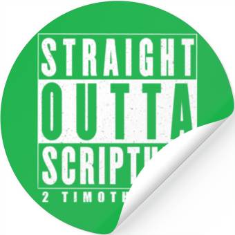 Discover Straight Outta Scripture Stickers
